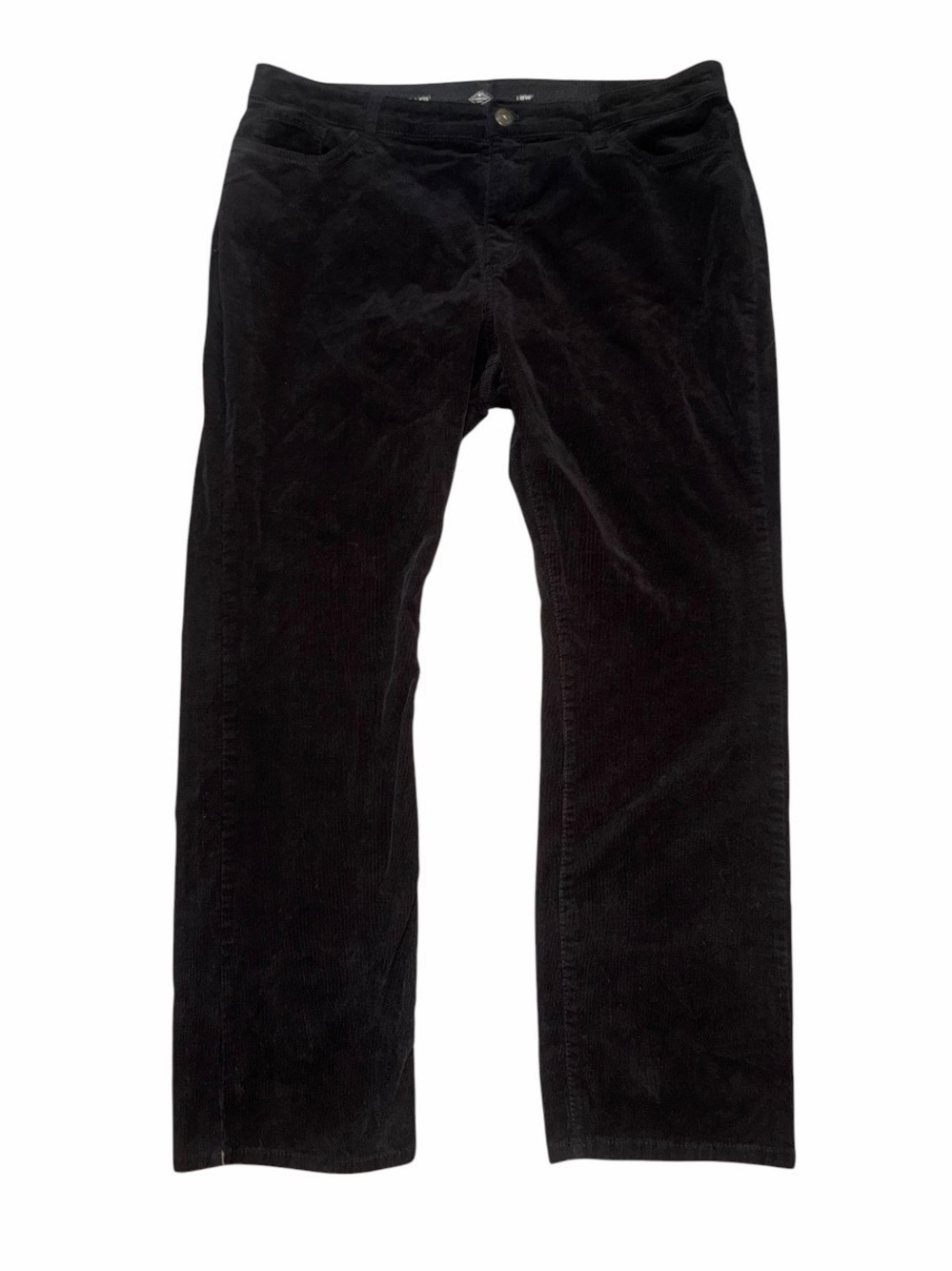 St. John's Bay Black Corduroy Straight-Leg Pants